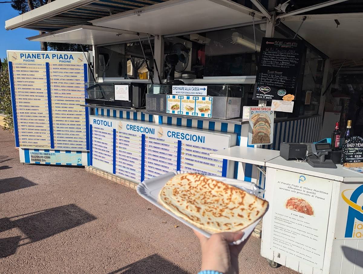 Menu di Pianeta piada 