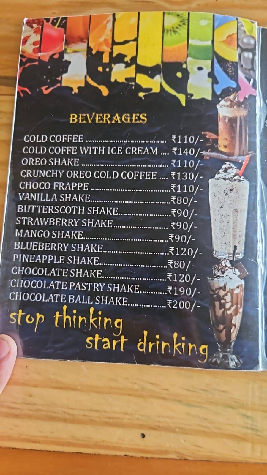 DarkPark Cakes Best cake Shop in chirawa , Best cafe in Chirawa, Best Bakery Shop in Chirawa menu