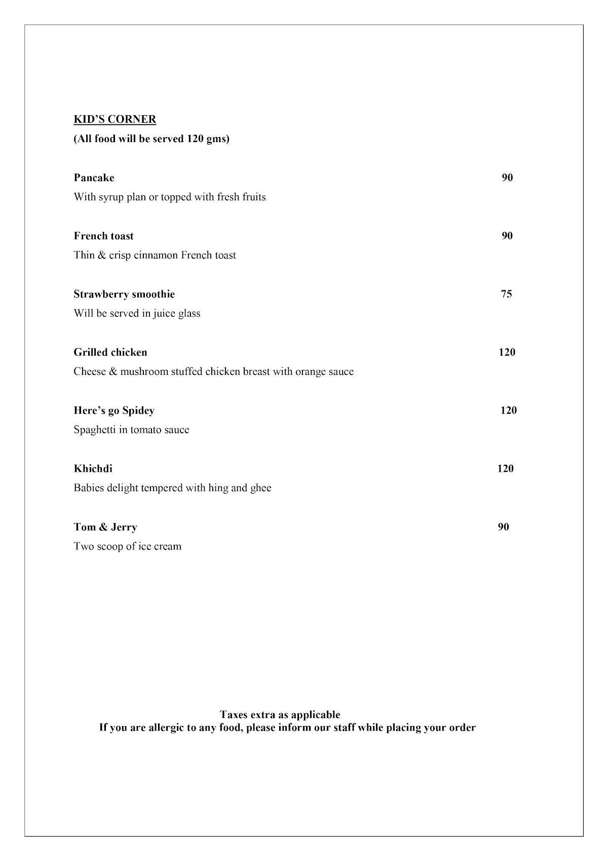 Cinnamon menu