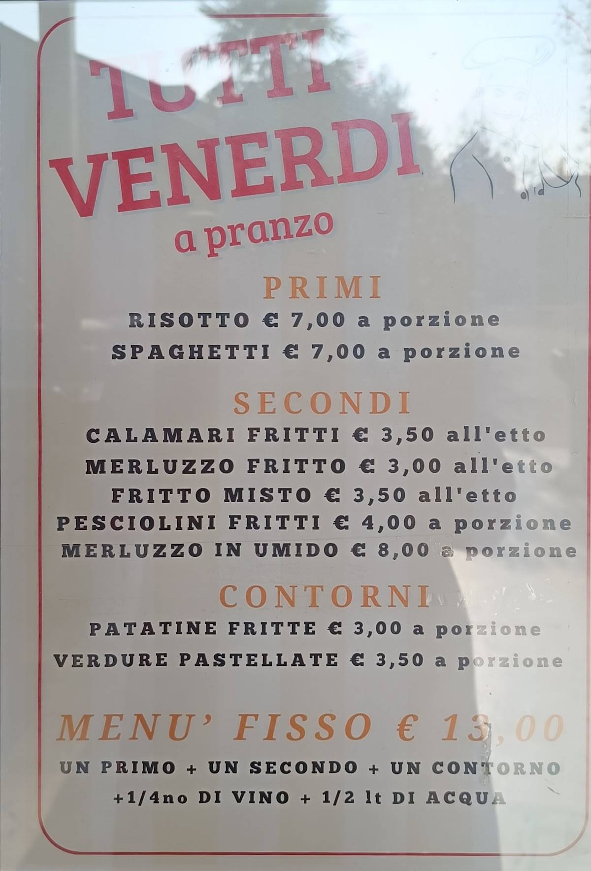 Menu di Circolo Italia 