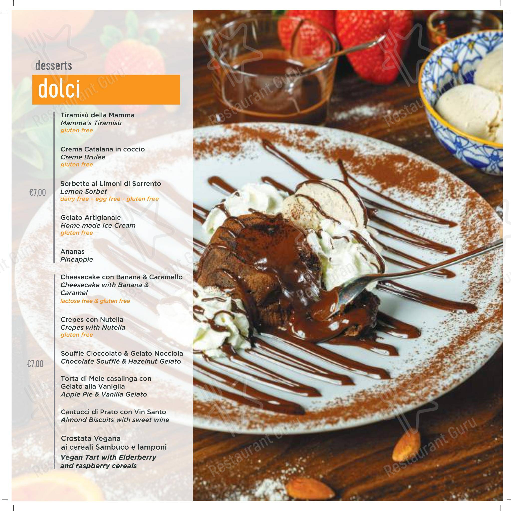 Ciro and Sons - Restaurant Pizzeria Firenze dans Florence - 菜单