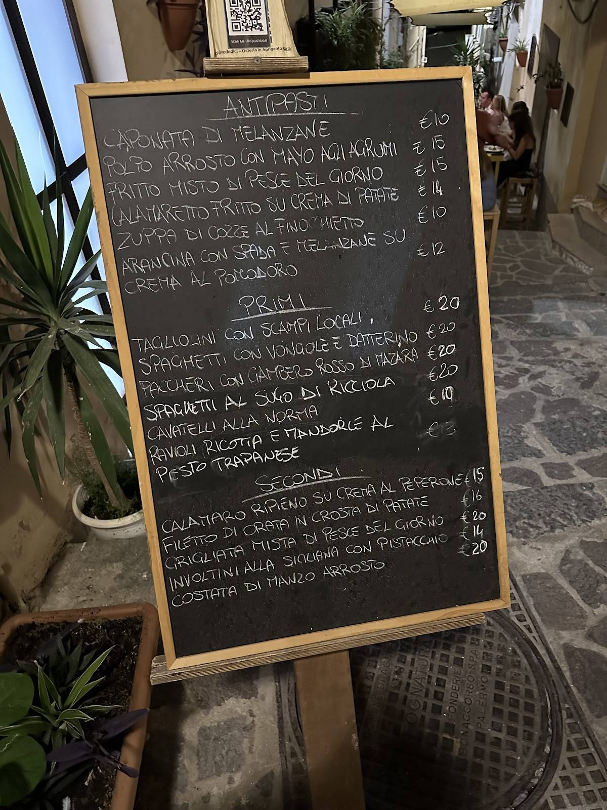 Menu di Civicododici 