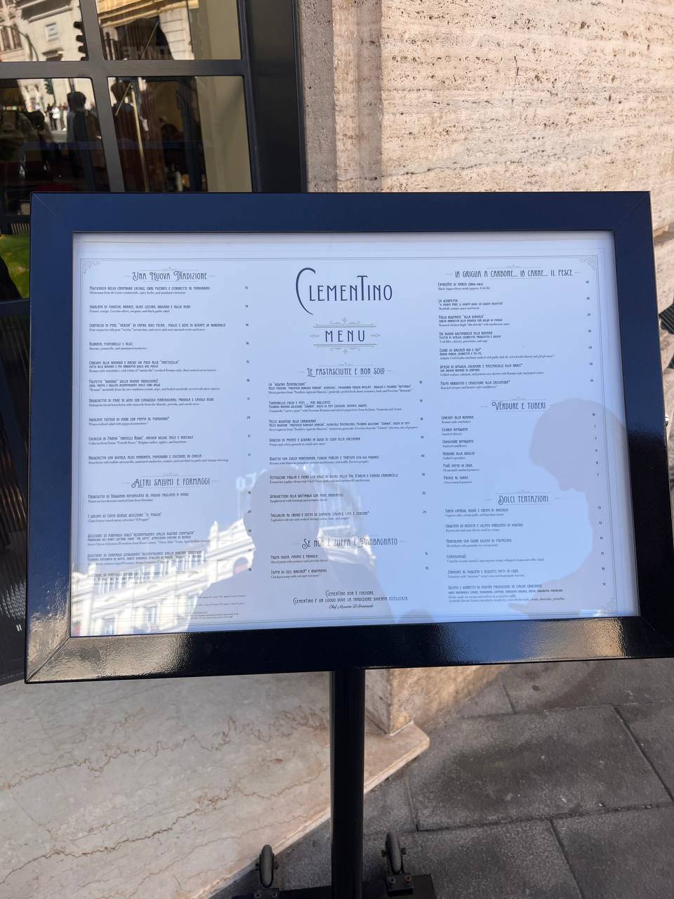Menu di Clementino Ristorante & Bistrot 