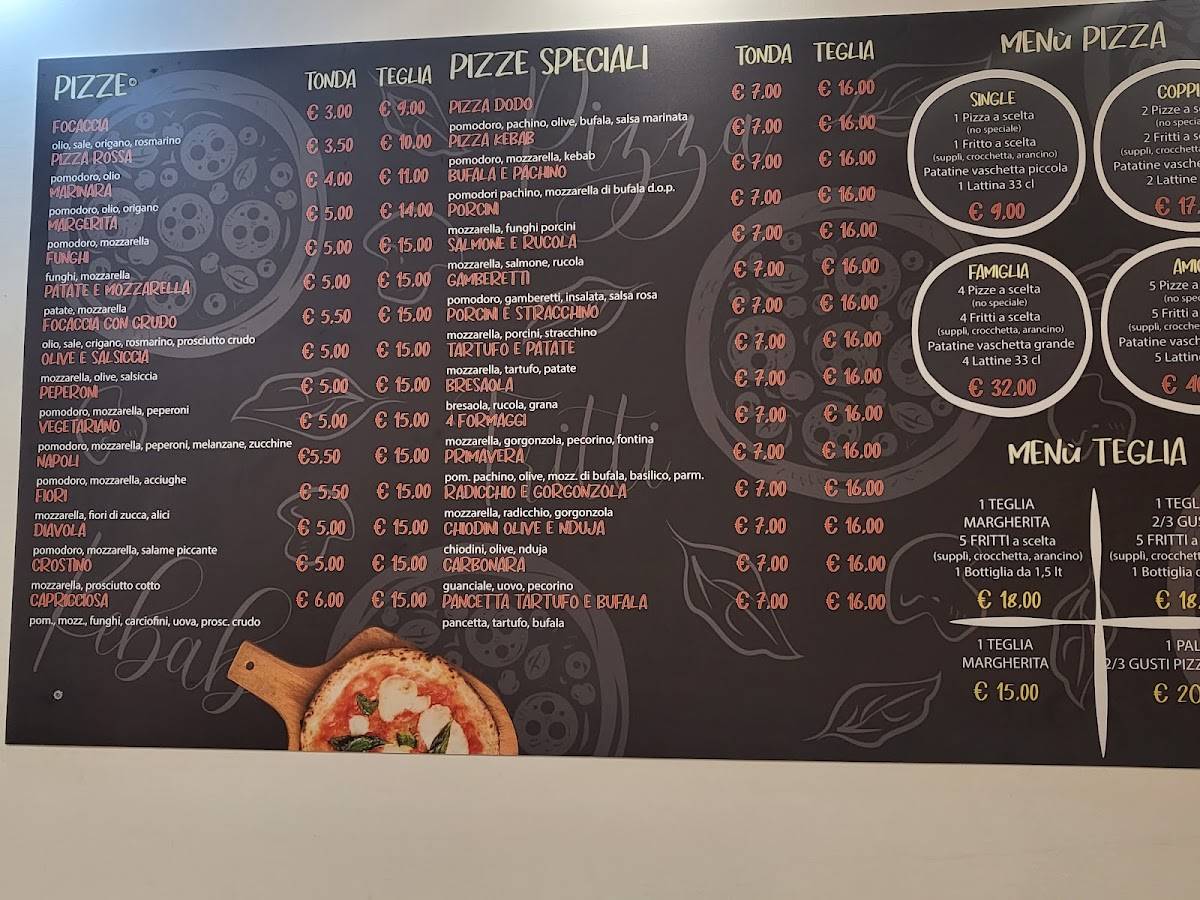 Menu di Cleopatra Pizza-Kebab 