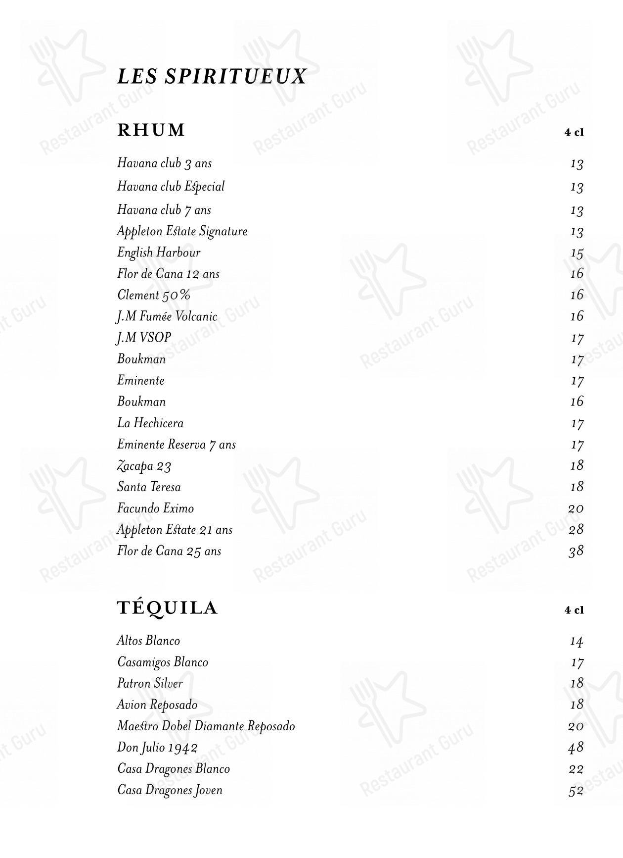 Menu pour BeauCoco Lyon - Детское
