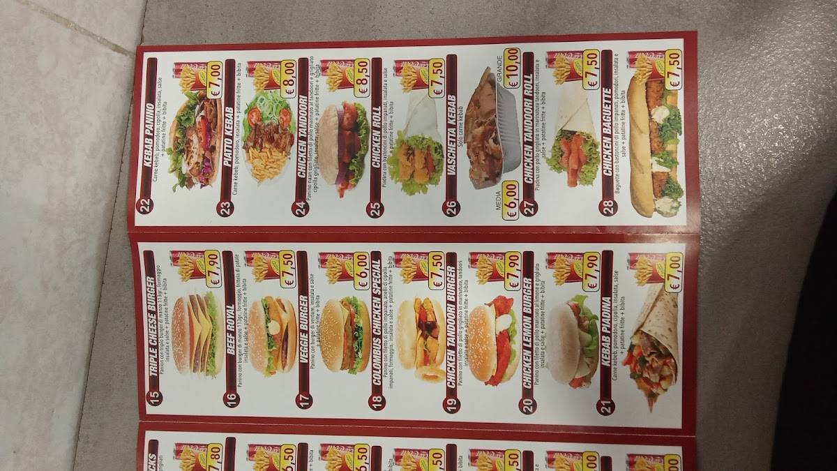Menu di Columbus Chicken 
