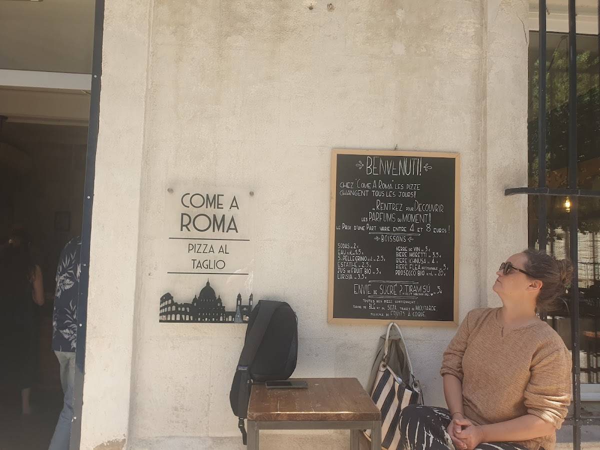Menu de Come a Roma