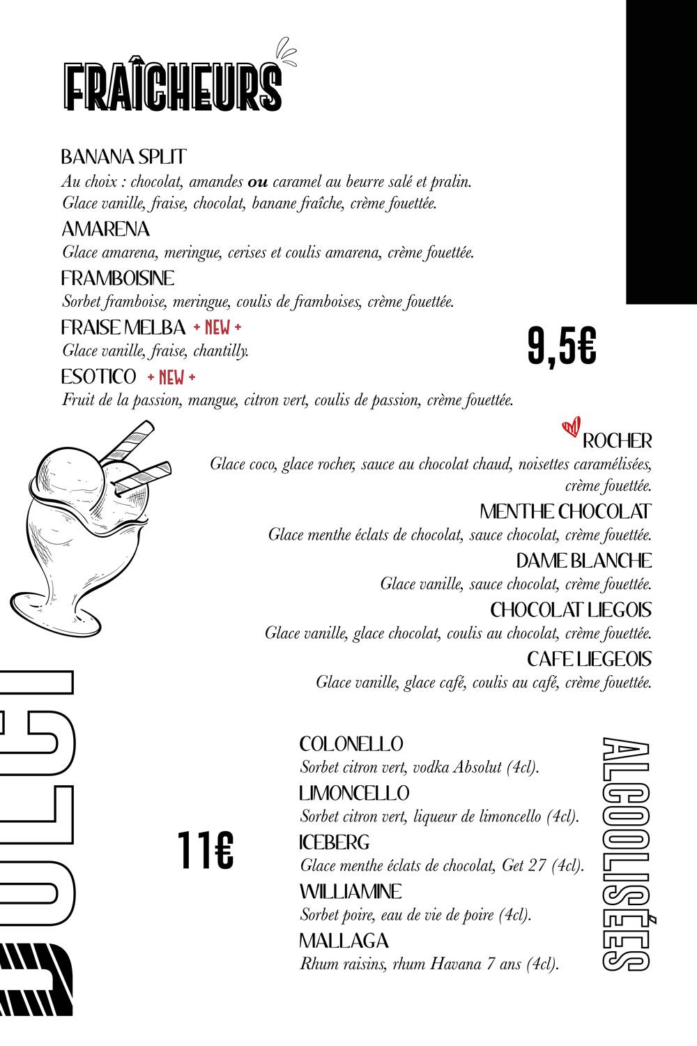 Menu de Restaurant Compiegne - Soprano