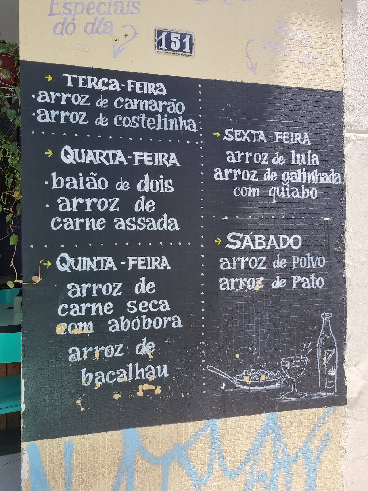 Conceição Discos e Comes cardápio