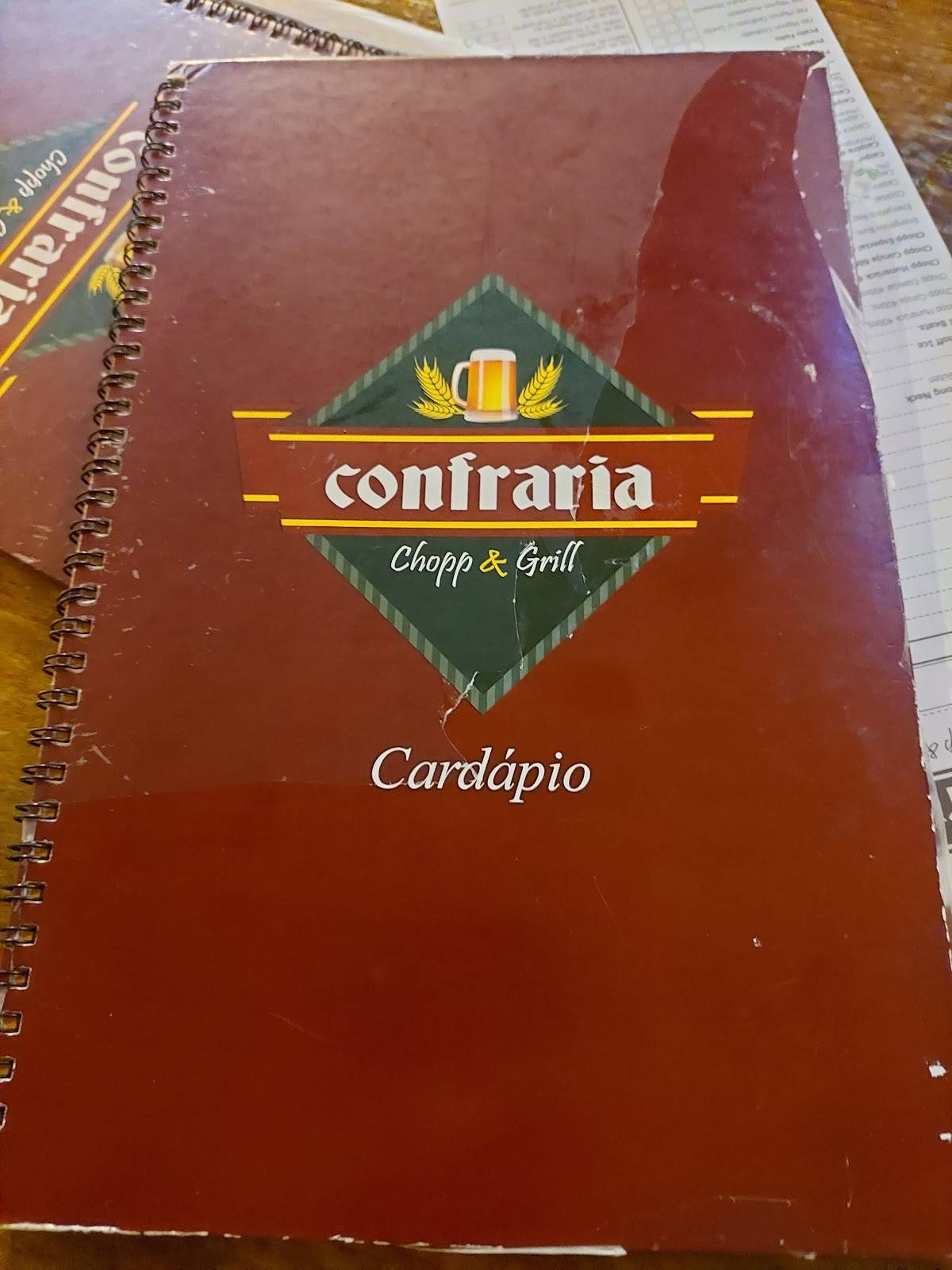 Confraria Chopp e Grill cardápio