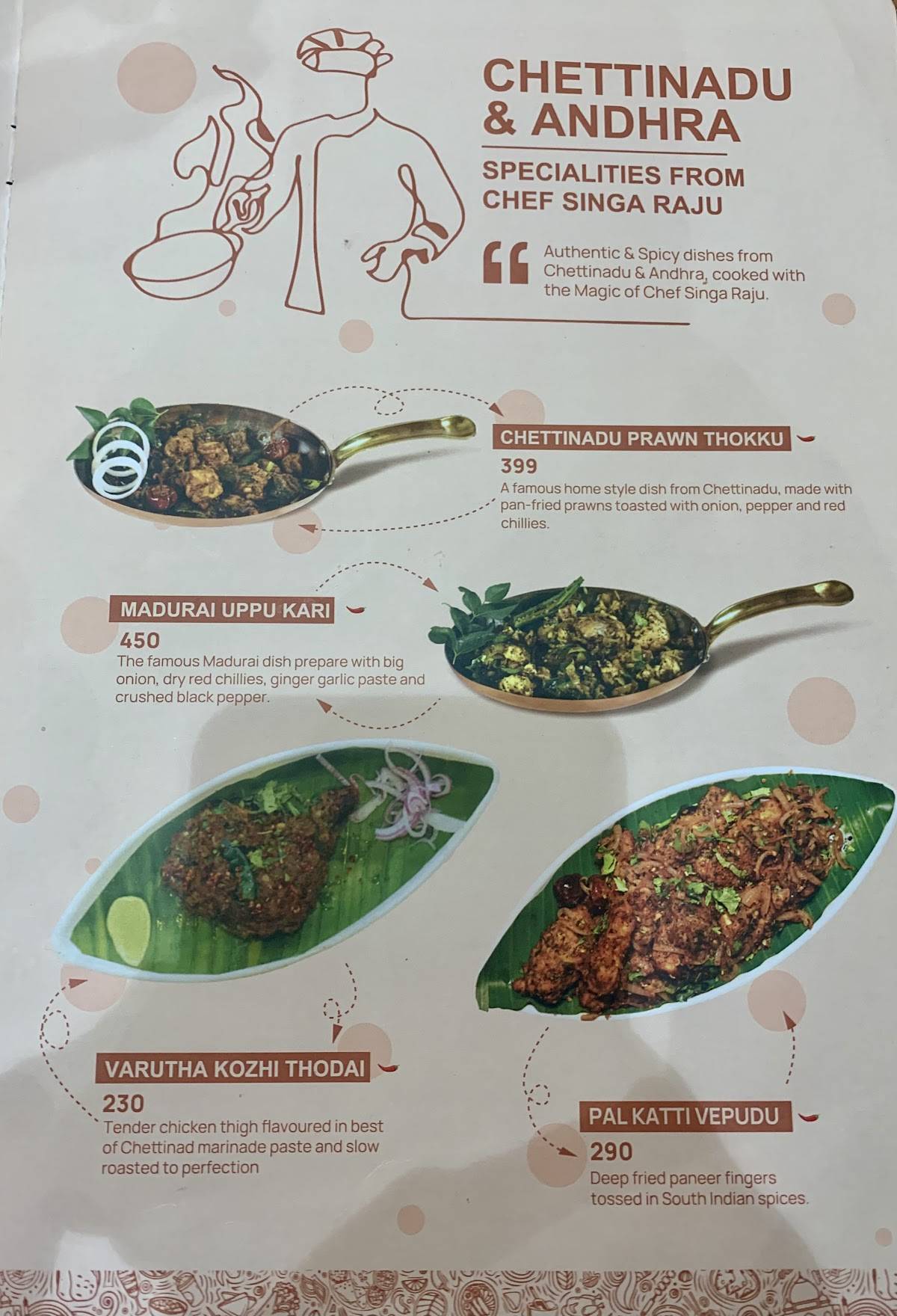 Copper Kitchen Kotturpuram menu