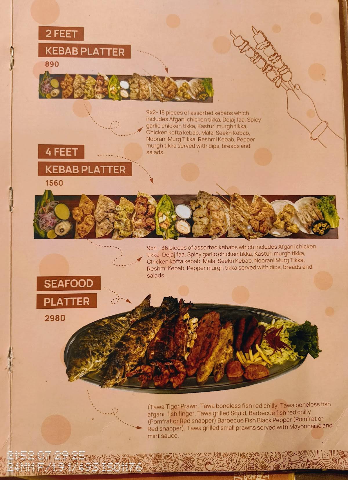Copper Kitchen menu