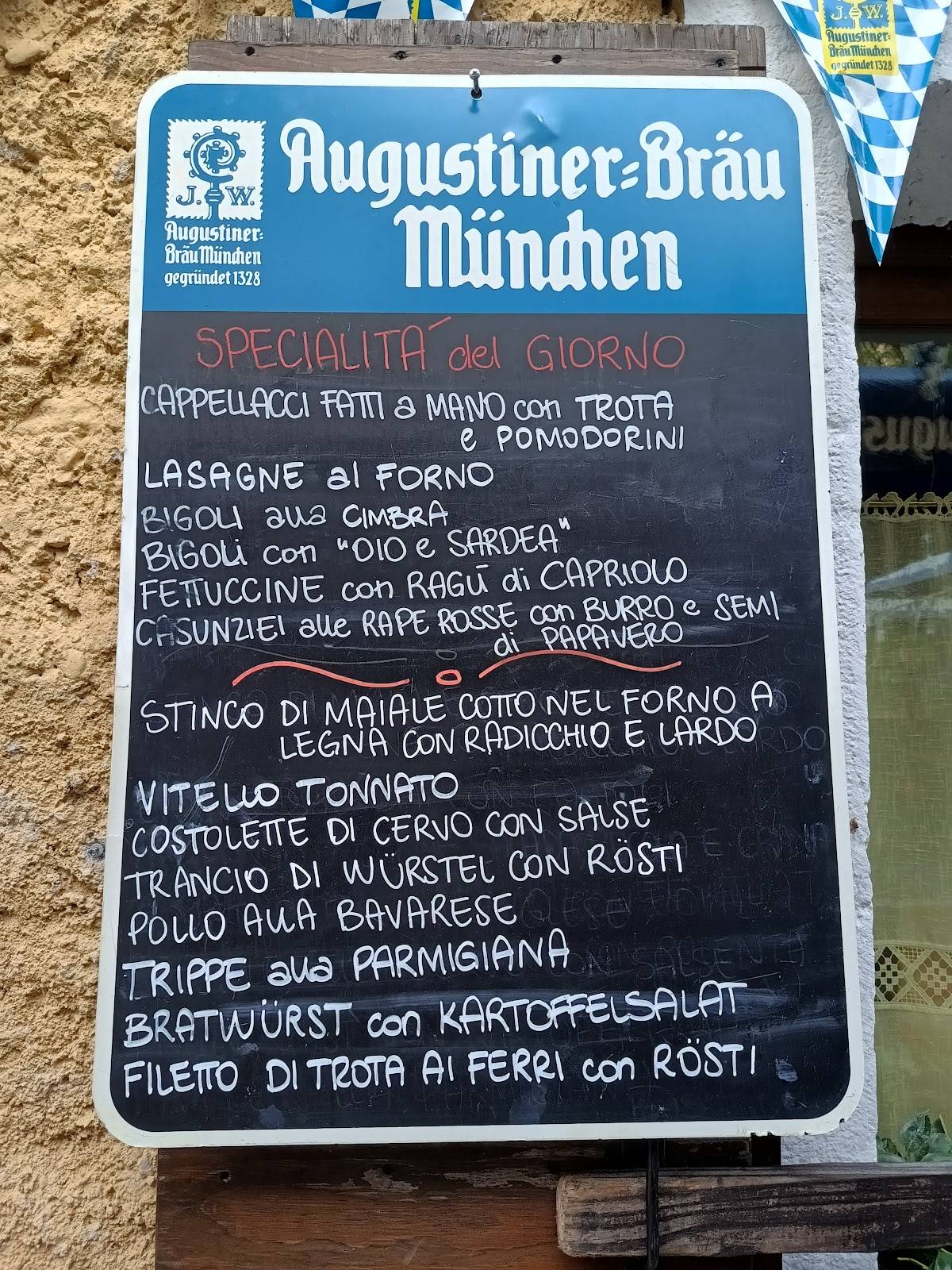 Menu di Birreria Cornale 