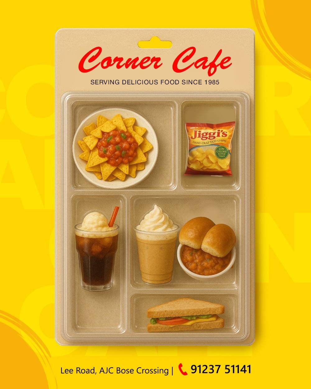 Corner cafe menu