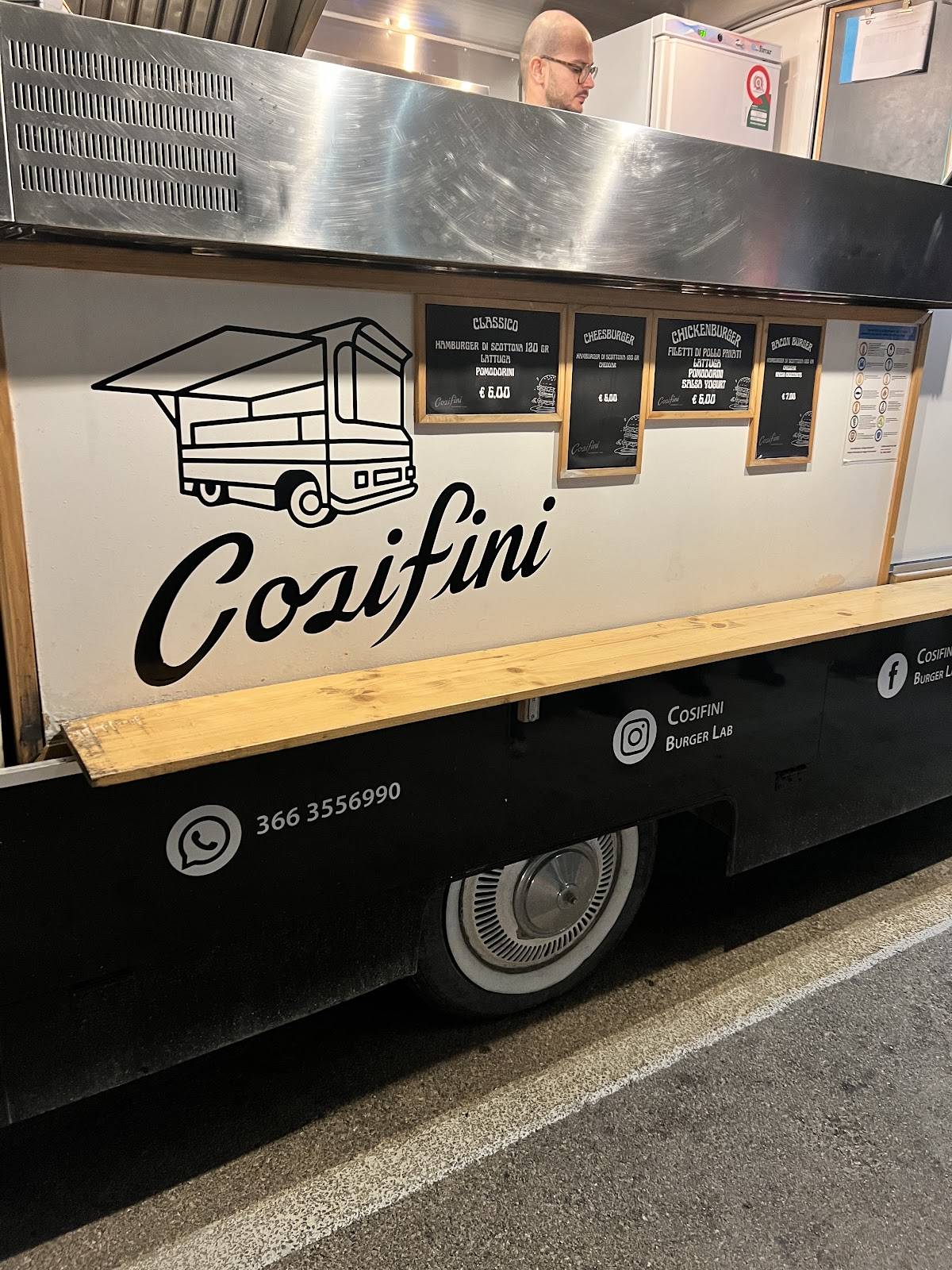 Menu di COSI FINI BURGER LAB 