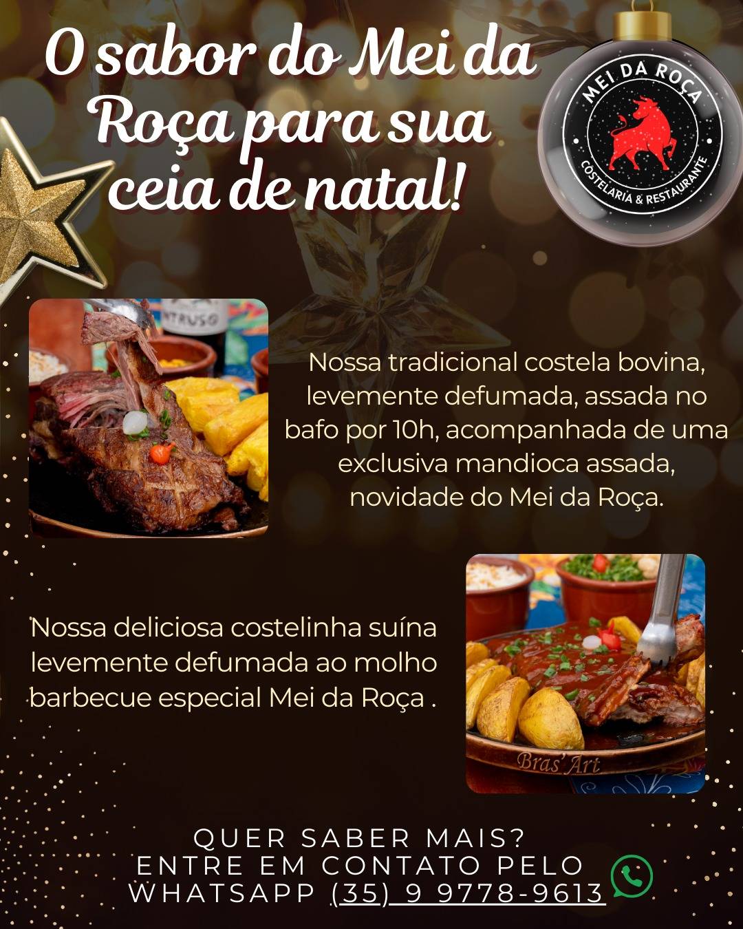Costelaria Mei Da Roça cardápio