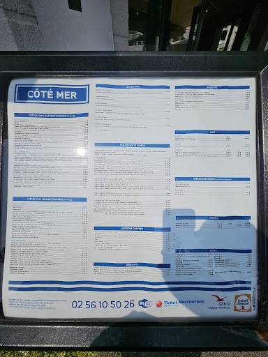 Menu de Coté Mer