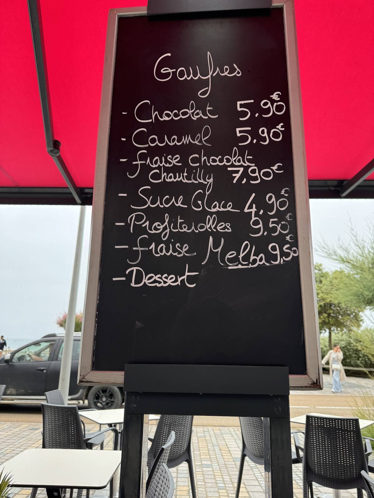 Menu de Coté Remblai