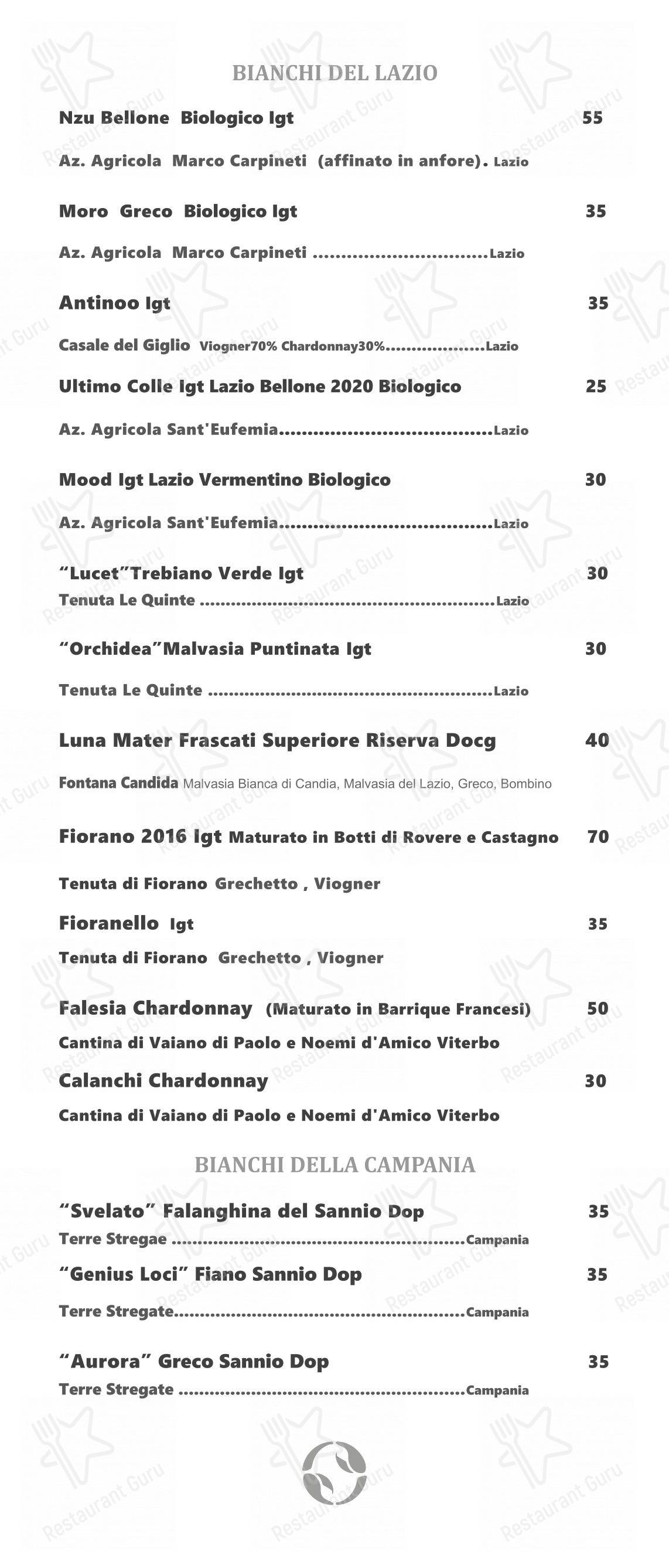 Menu per Ristorante Crab in Roma