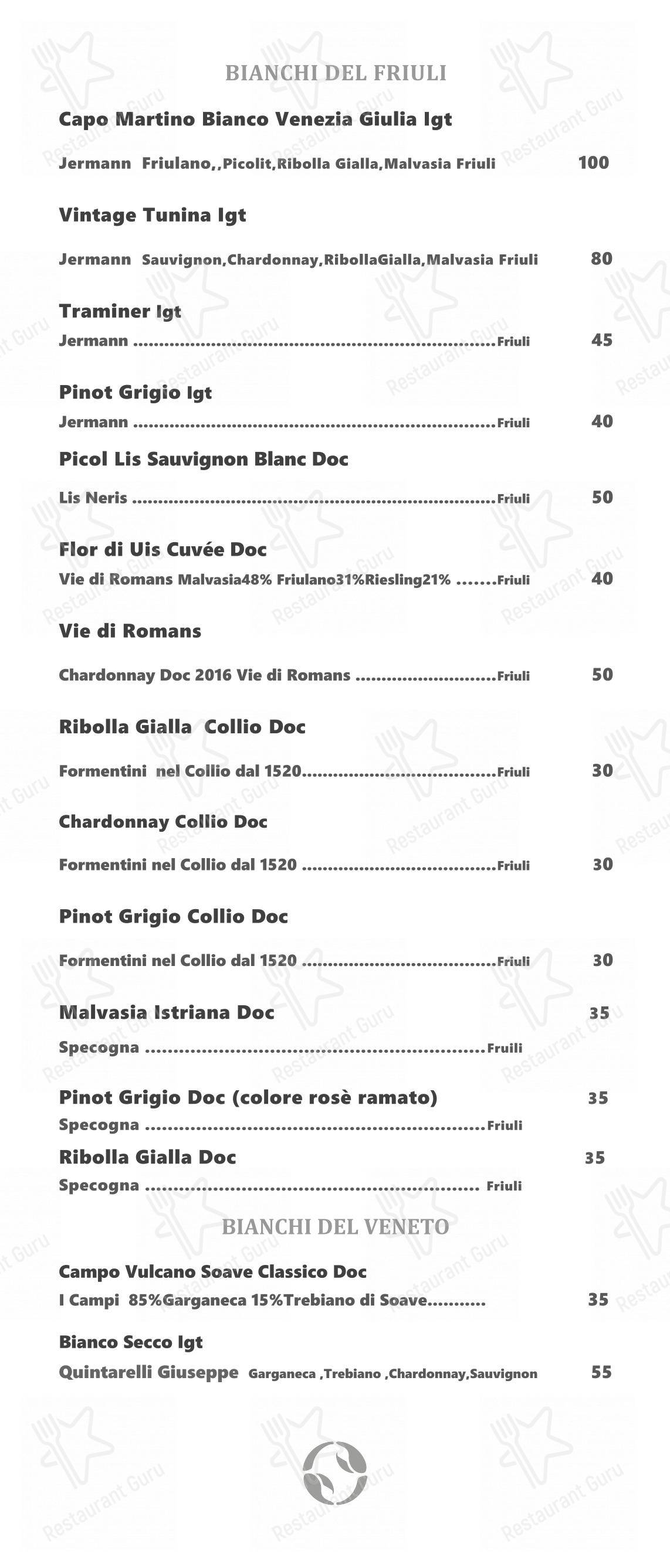 Menu per Ristorante Crab in Roma