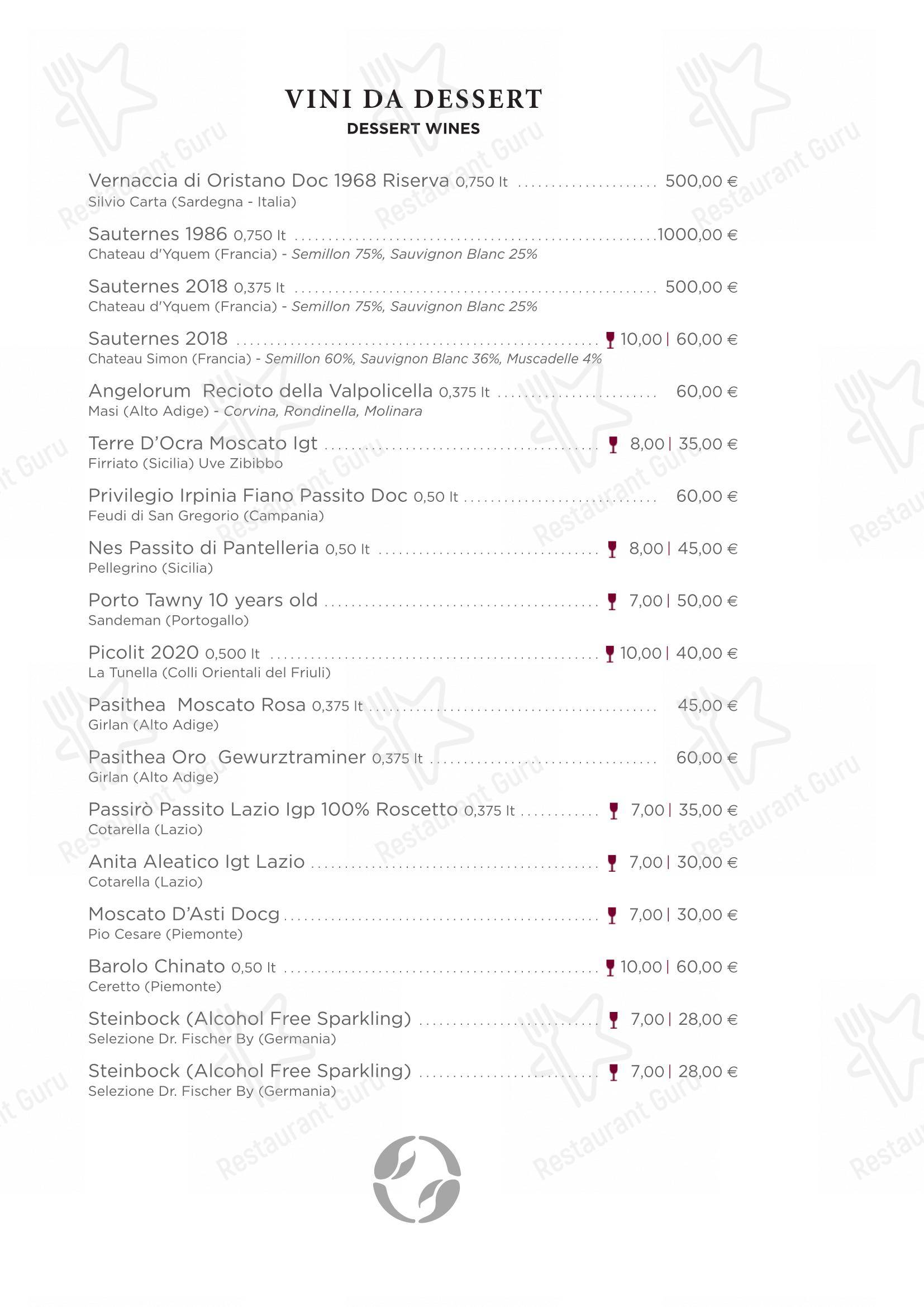 Menu bar per Ristorante Crab ristorante