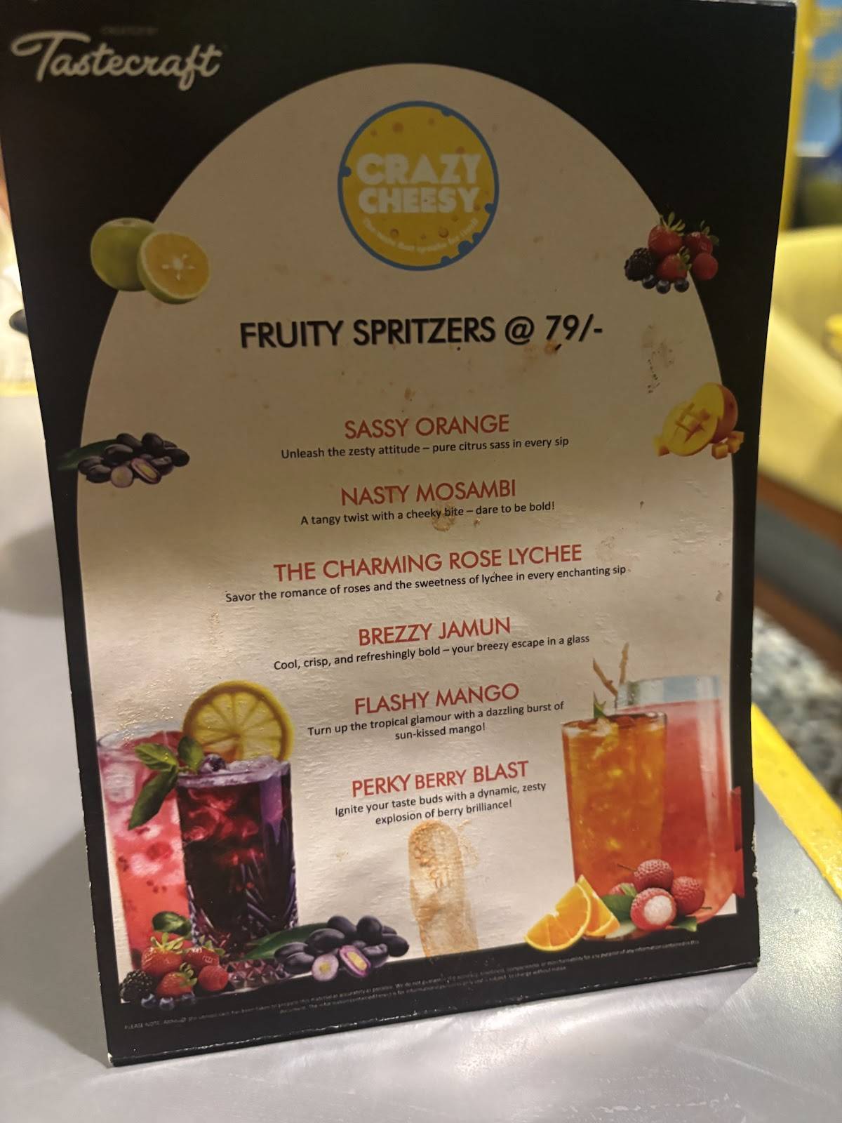 Crazy Cheesy Cafe- Salunkhe Vihar menu