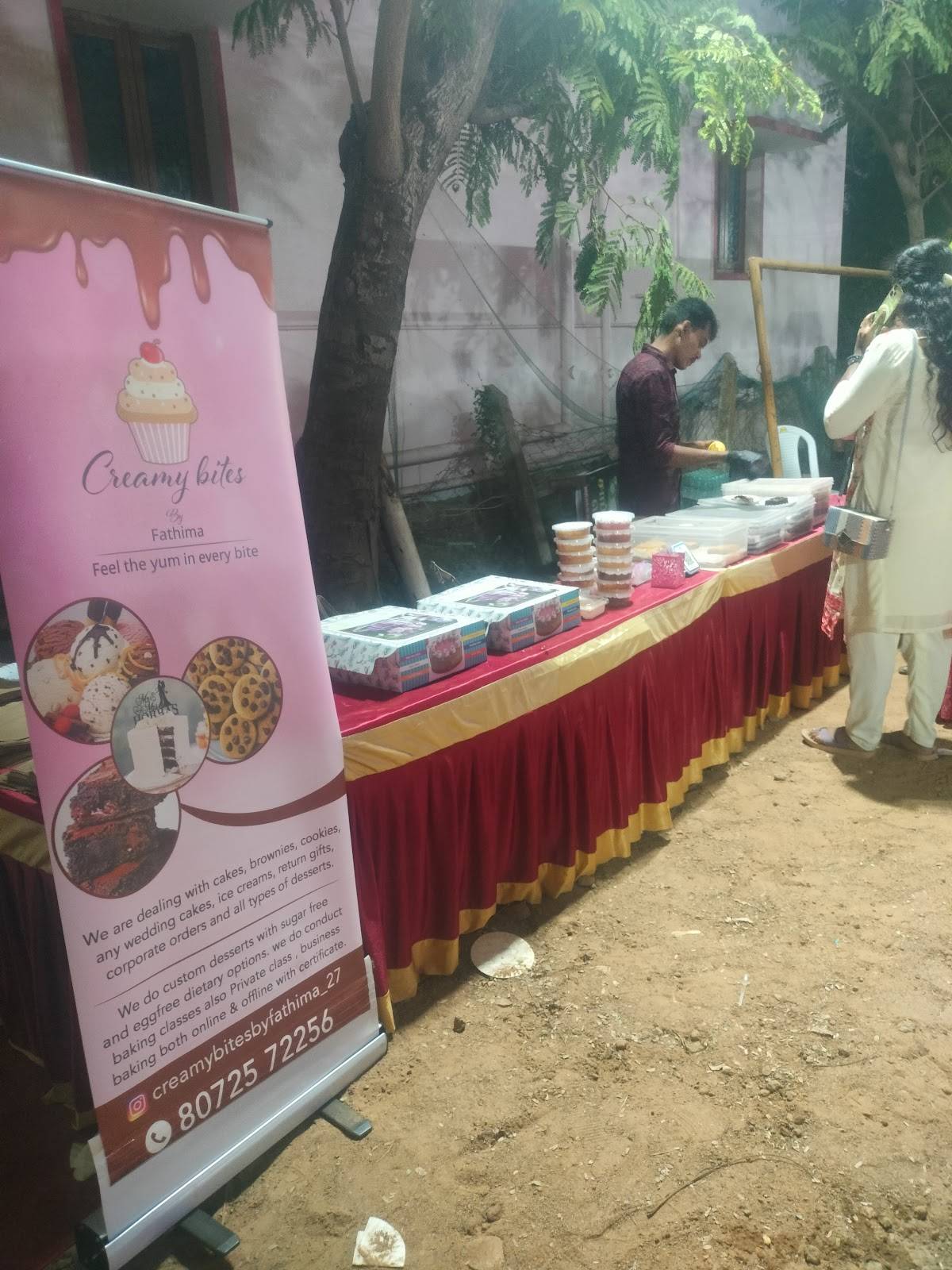 Creamy bites menu