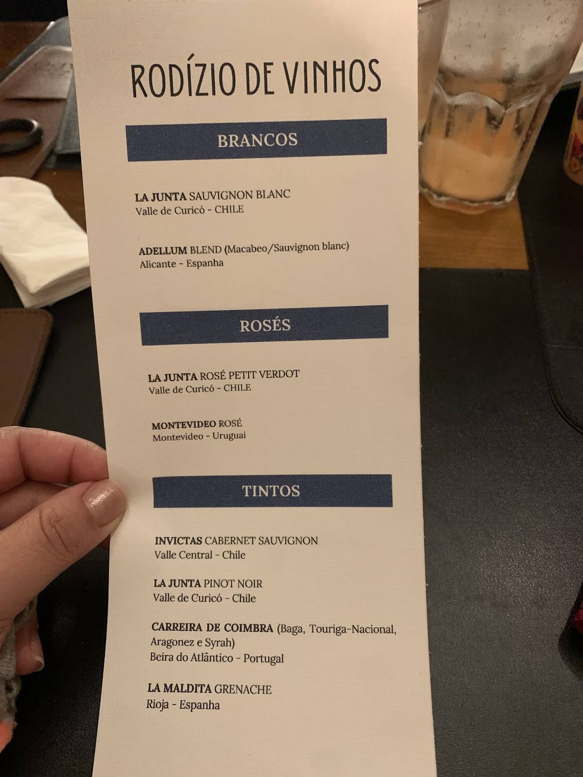 Cucina del capo cardápio