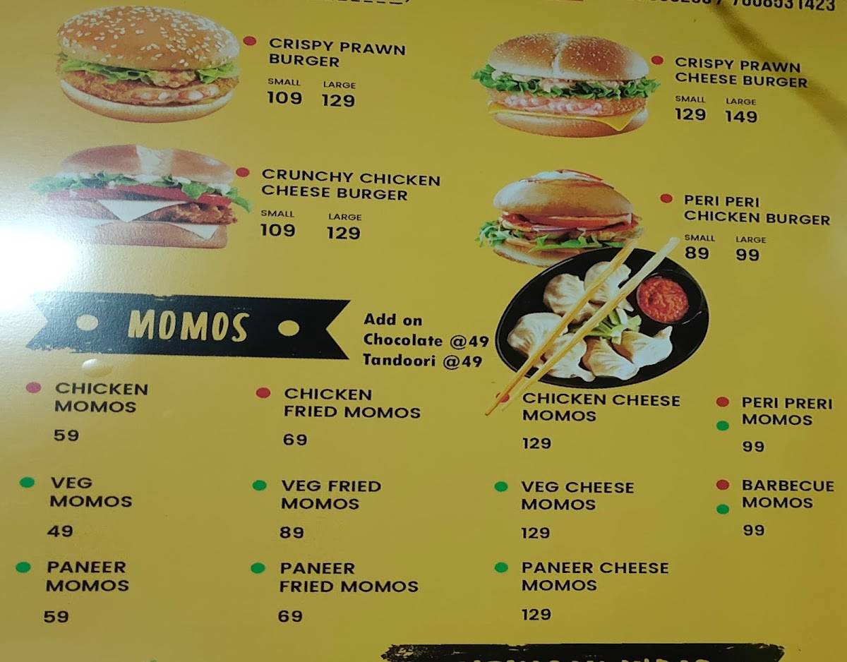 Yelloow menu