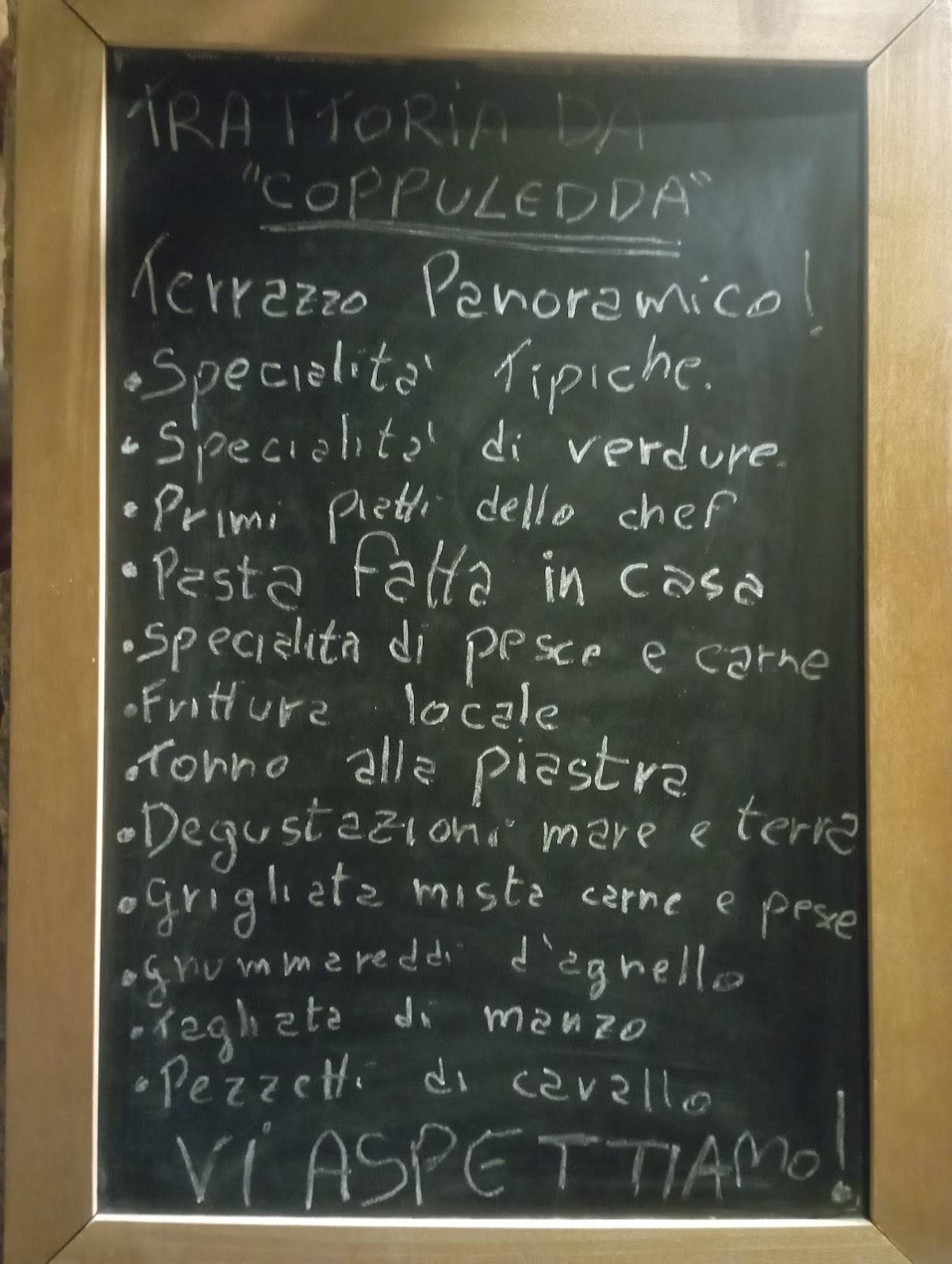 Menu di Da Coppuledda 