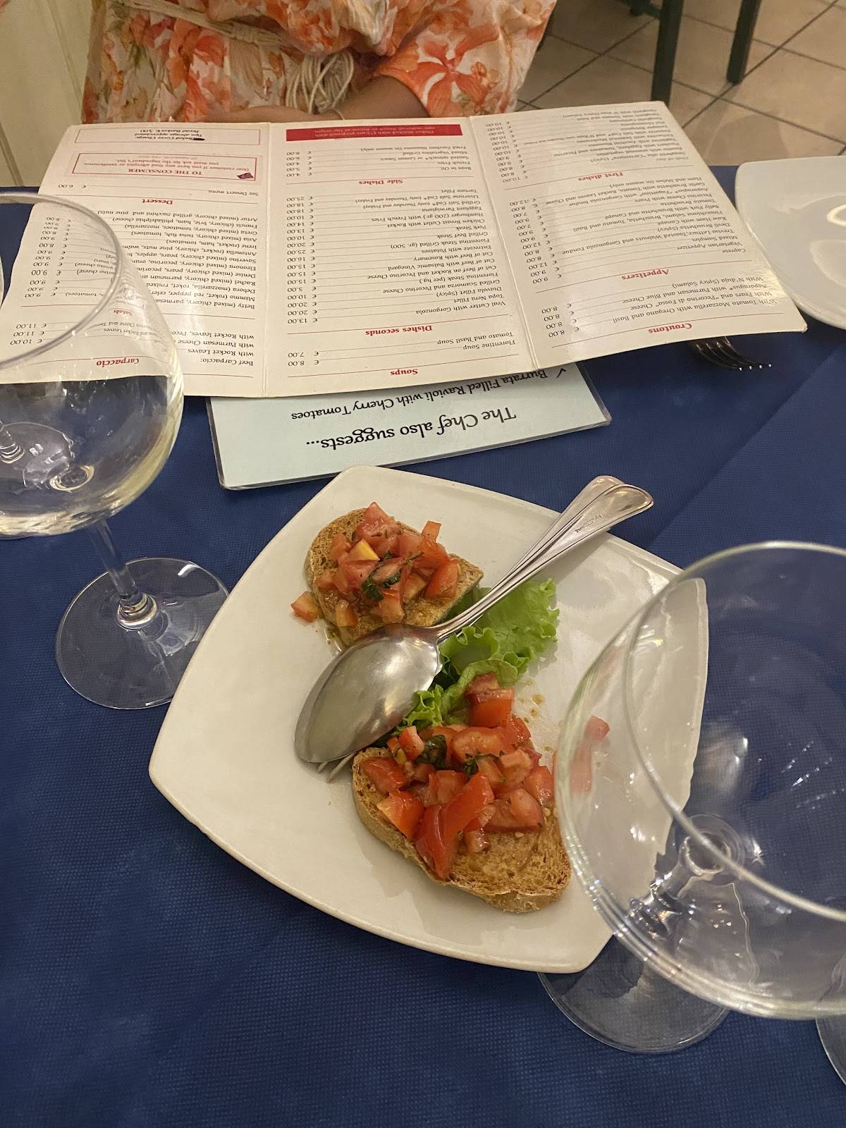 Menu di Ristorante Da Mimmo Chiuso 