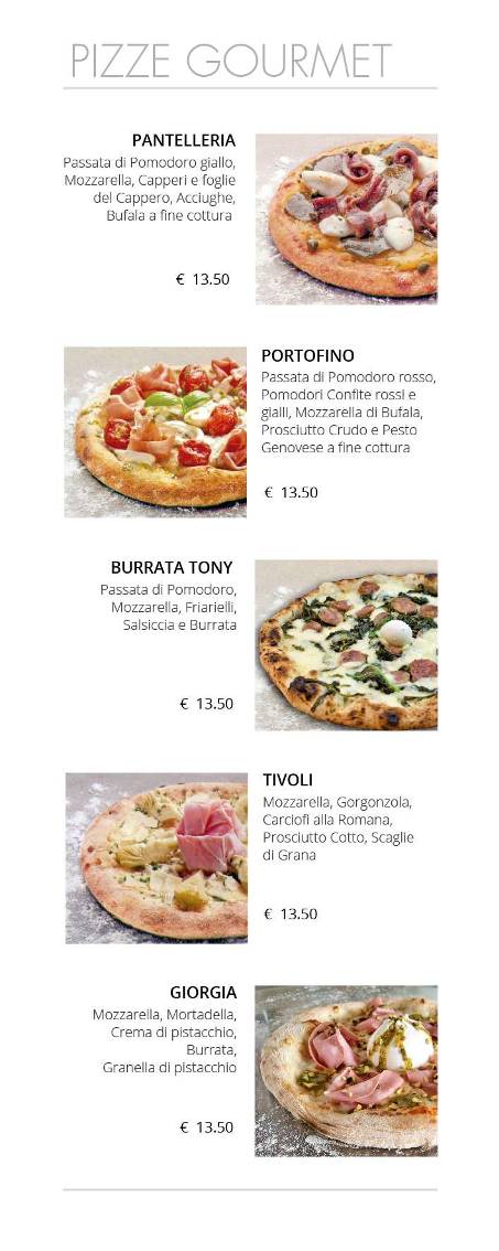 Menu di Da Nereo 