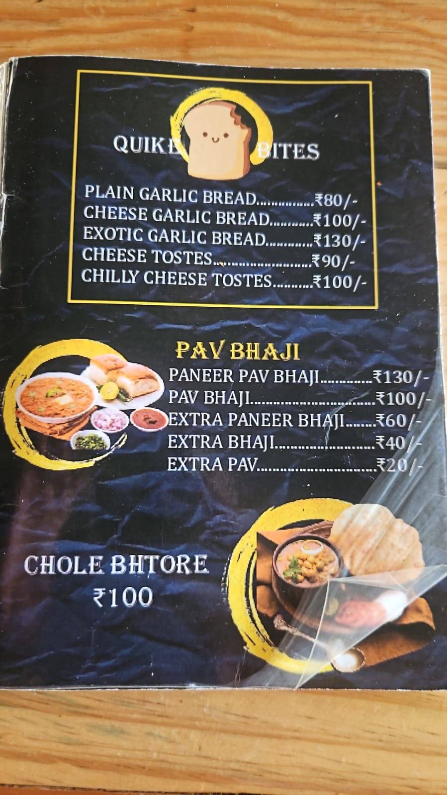 DarkPark Cakes Best cake Shop in chirawa , Best cafe in Chirawa, Best Bakery Shop in Chirawa menu