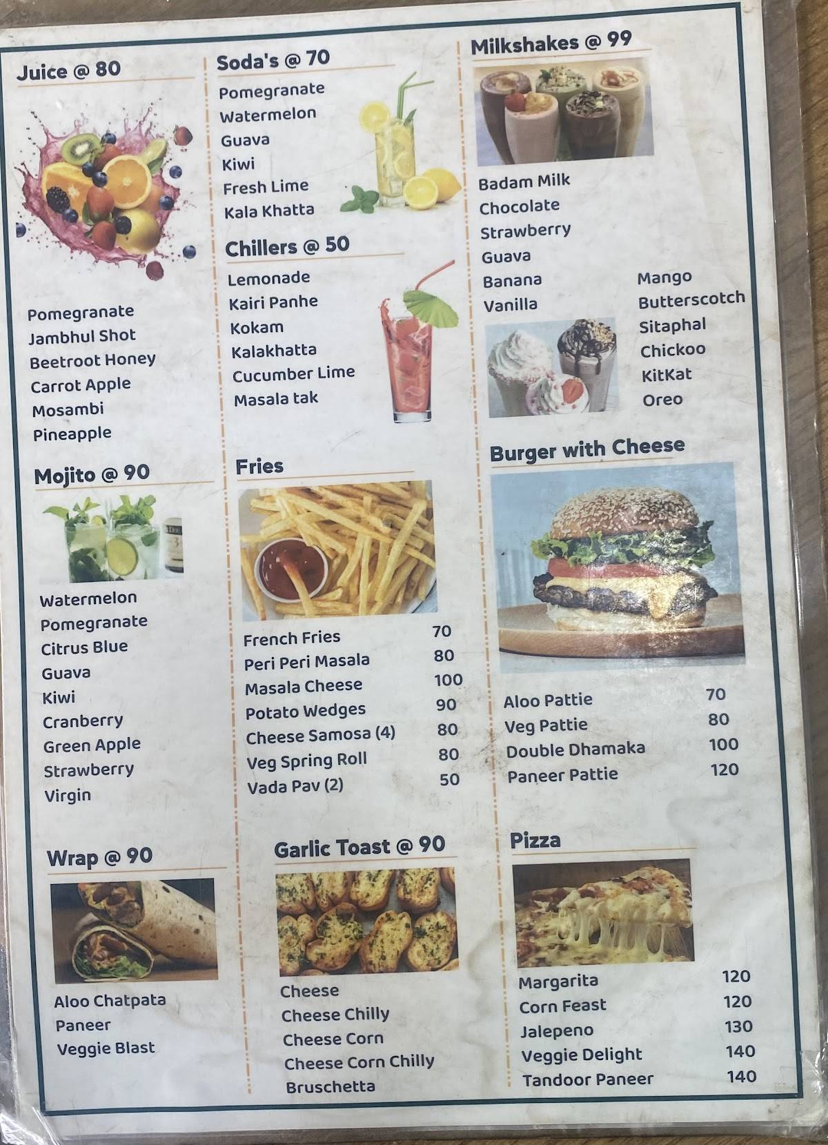Darshan Restaurant menu
