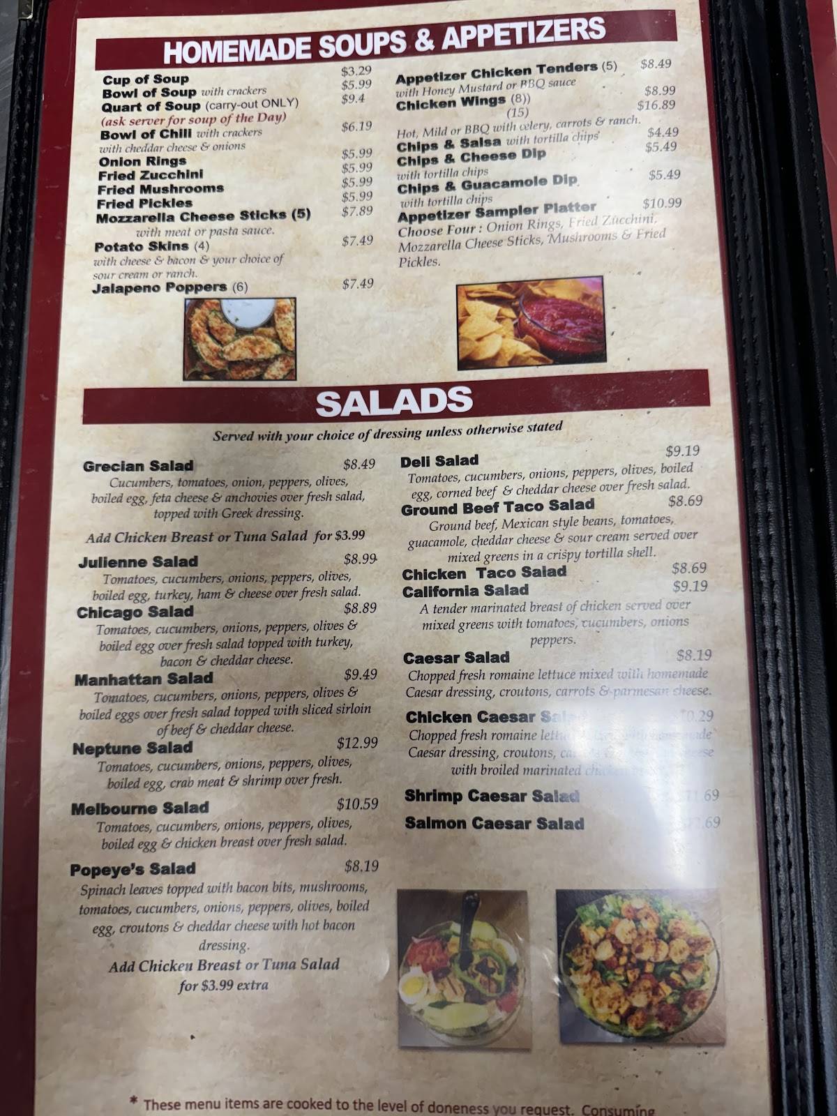 Menu at David's Restaurant, Asheboro