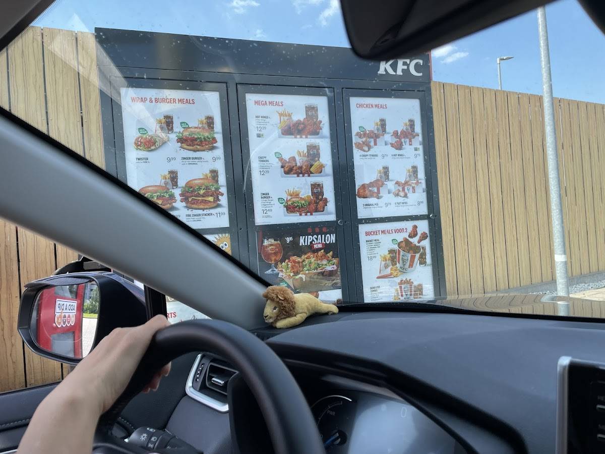 Menu de KFC