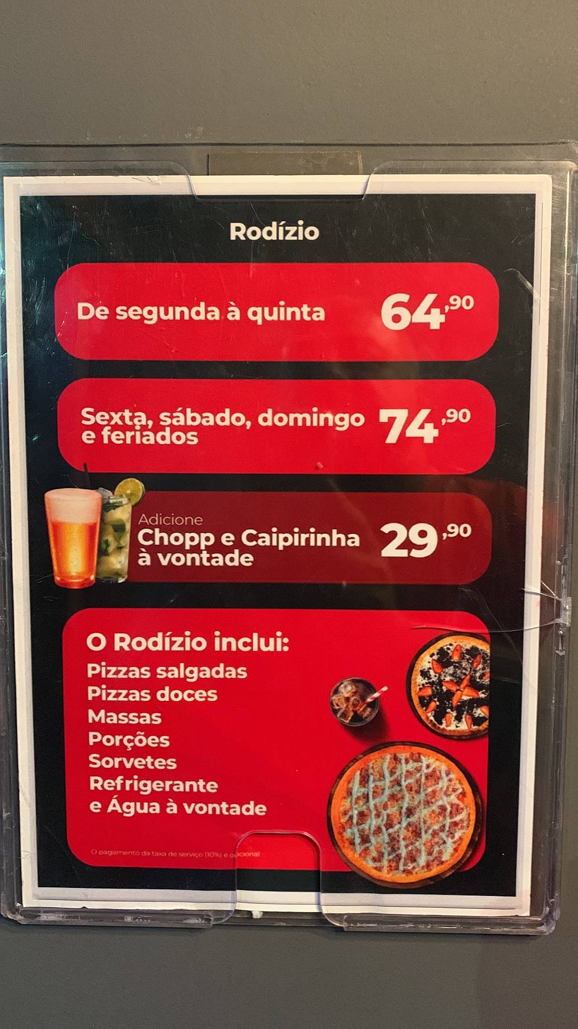 Di Roma Pizza cardápio