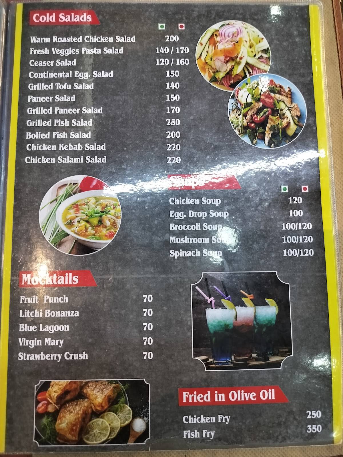 Diet house menu