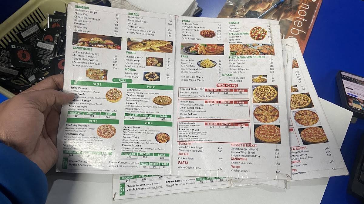 Dion's Pizza menu