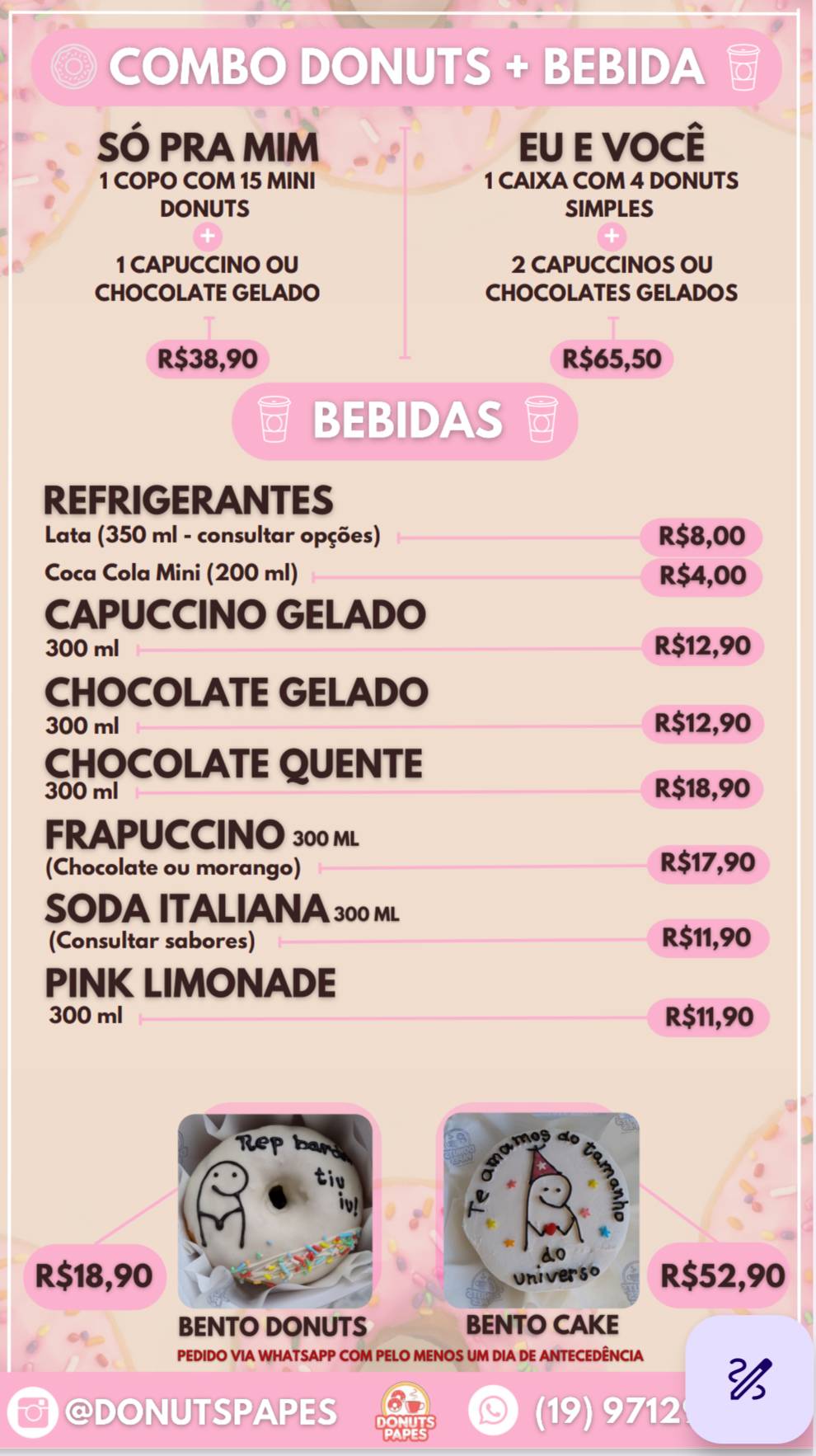 Donuts Papes - delivery e ifood cardápio