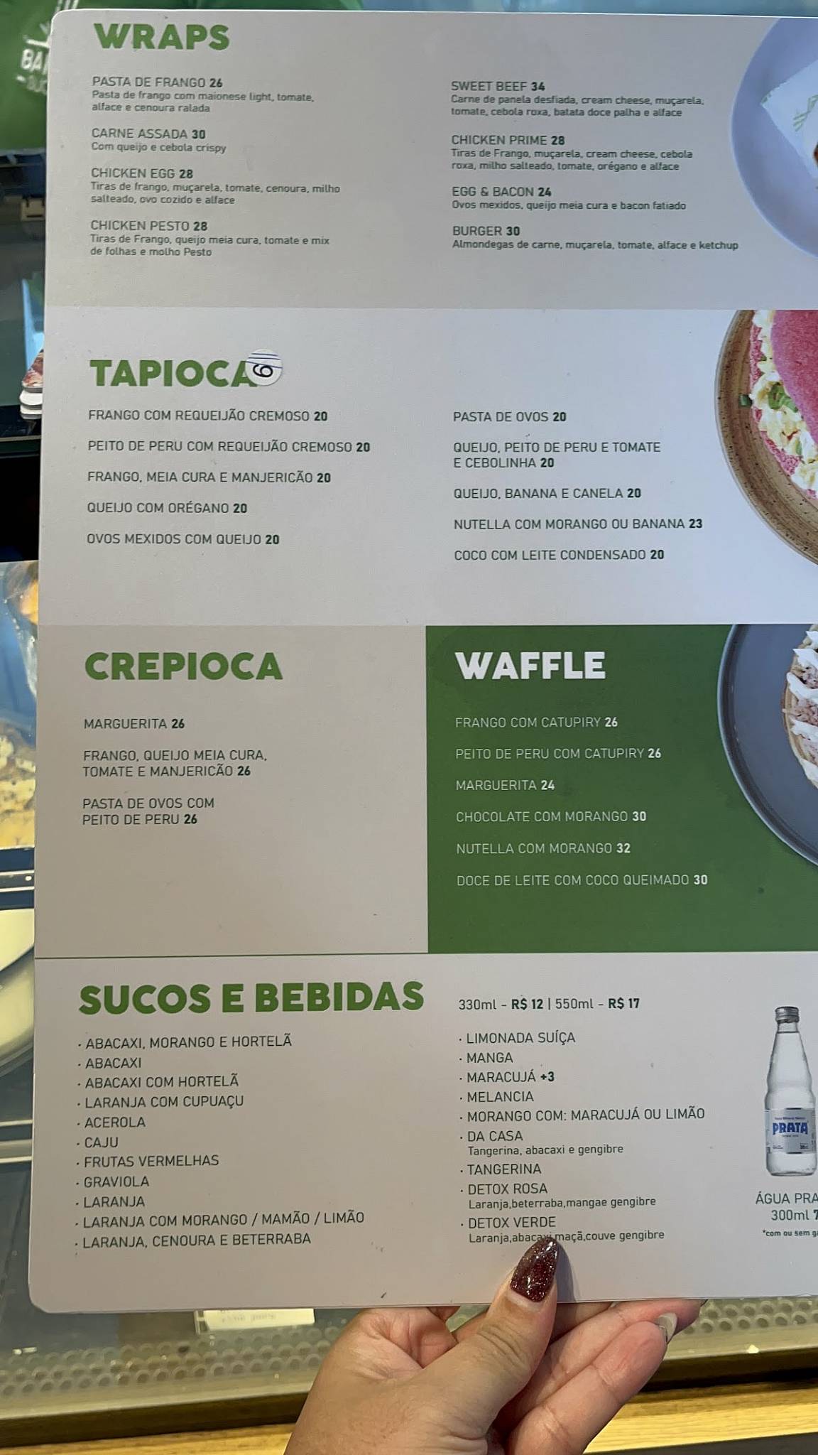 BAMBU SUCOS cardápio