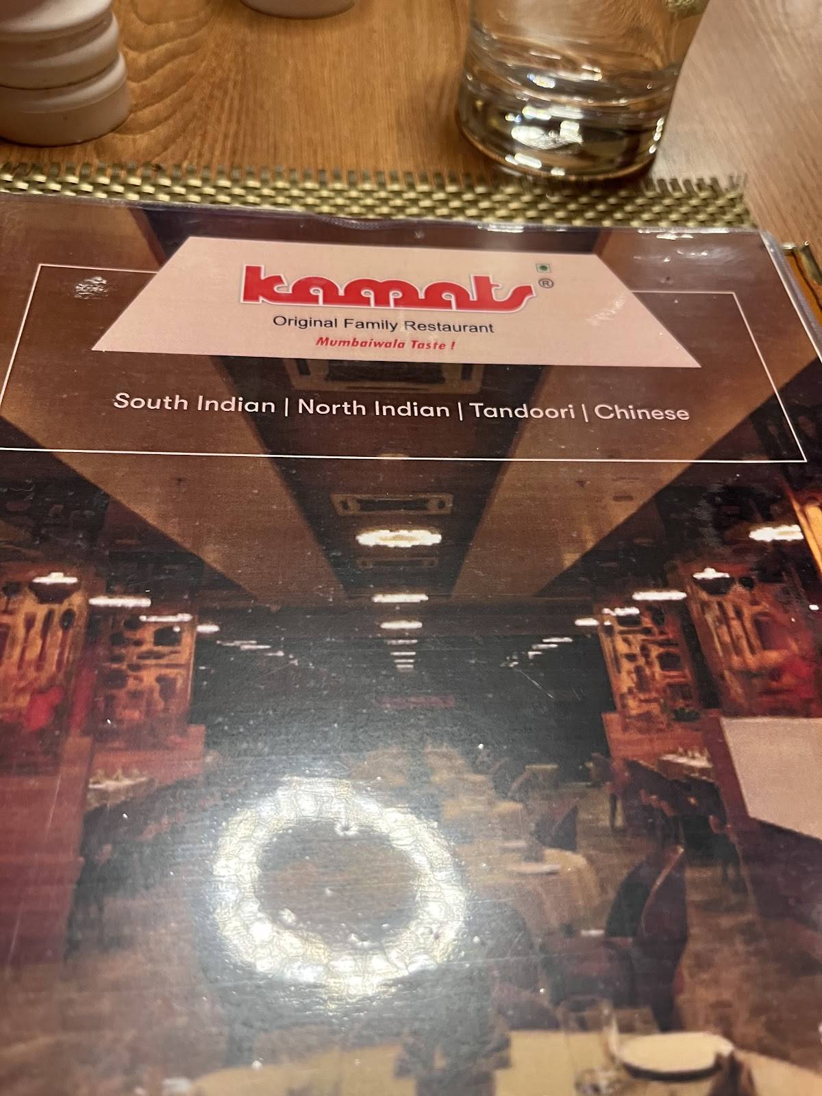 Kamat Restaurant menu