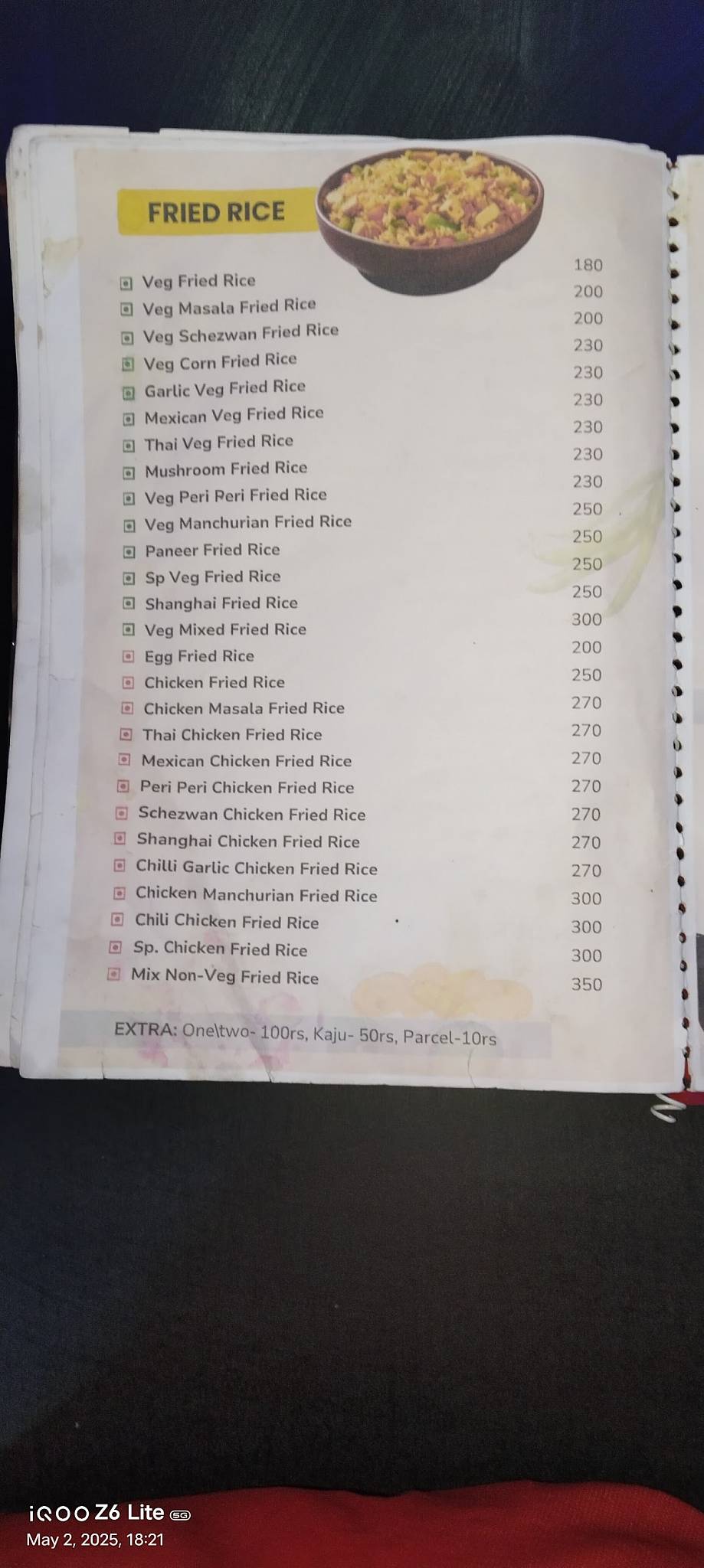 Eat More menu