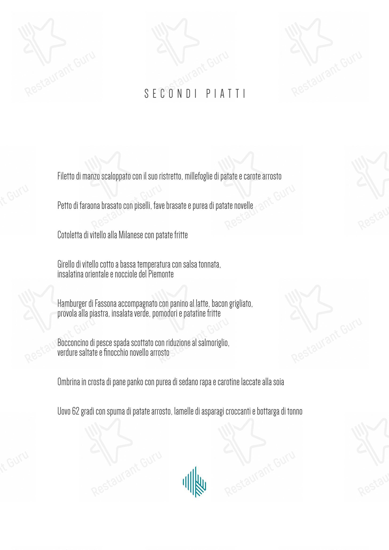 Menu bar per Eat Restaurant ristorante