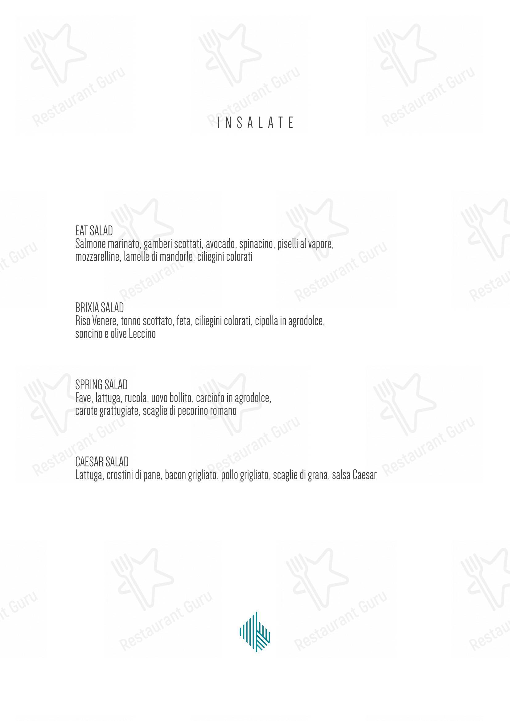 Menu bar per Eat Restaurant in Castenedolo
