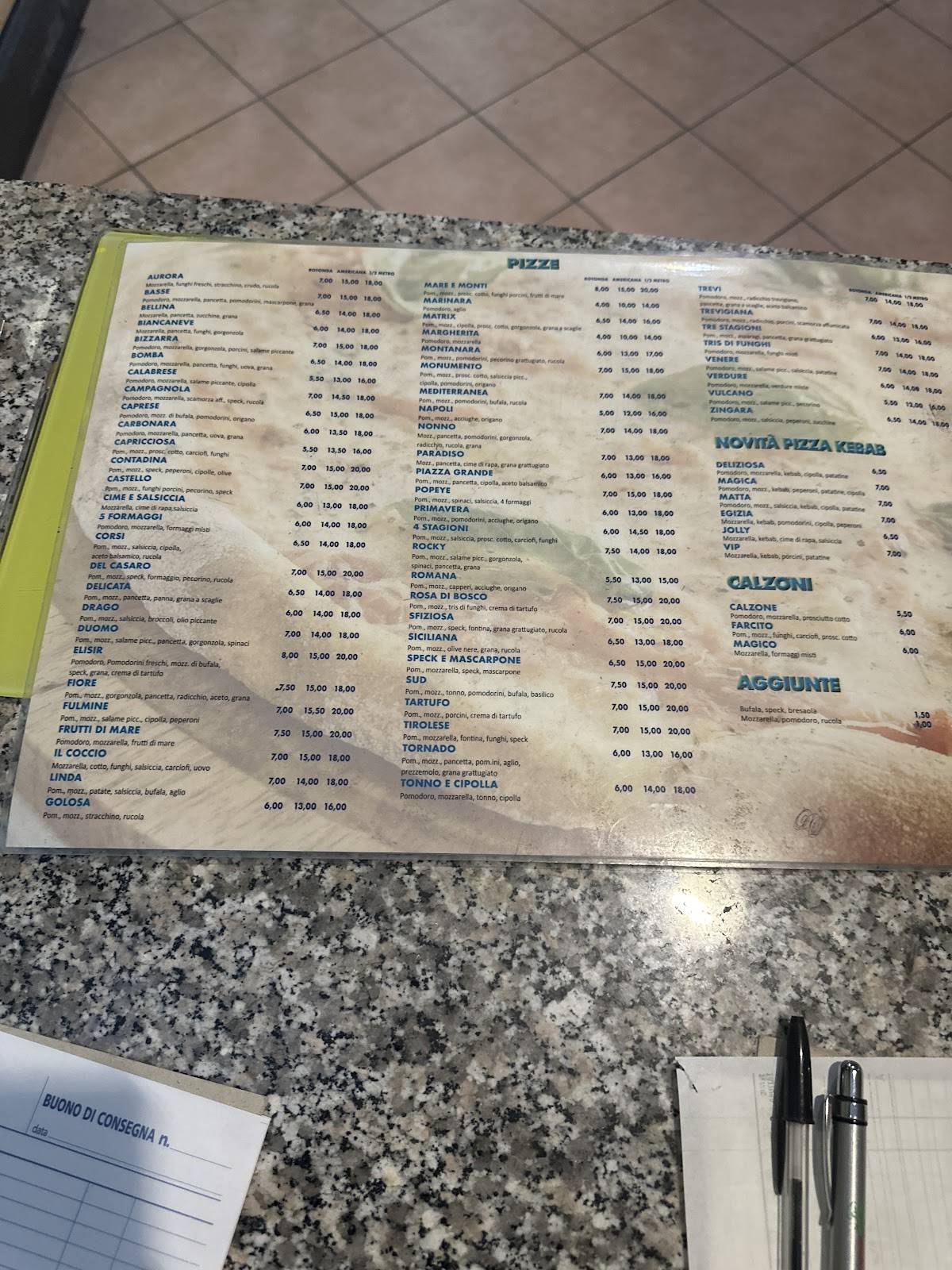 ristorante l elisir del poeta menu
