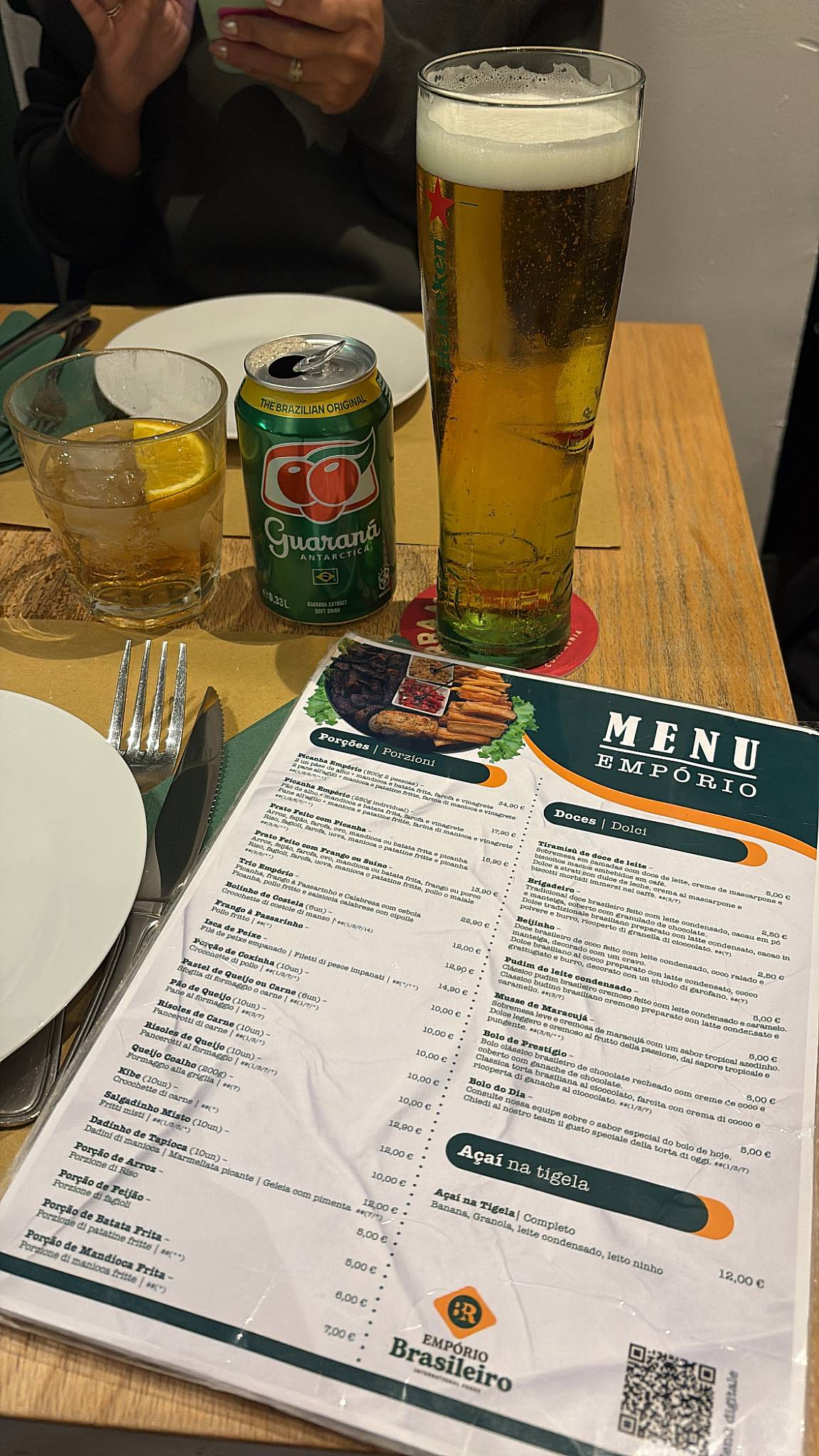 Menu di Empório Brasileiro 