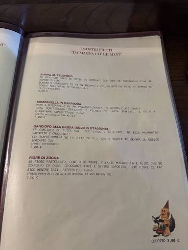 Menu di Al Campanile 