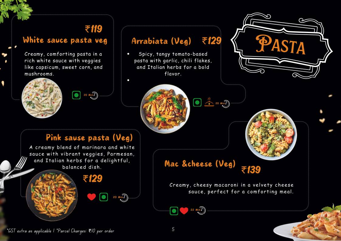 9 To 99 What The Food menu
