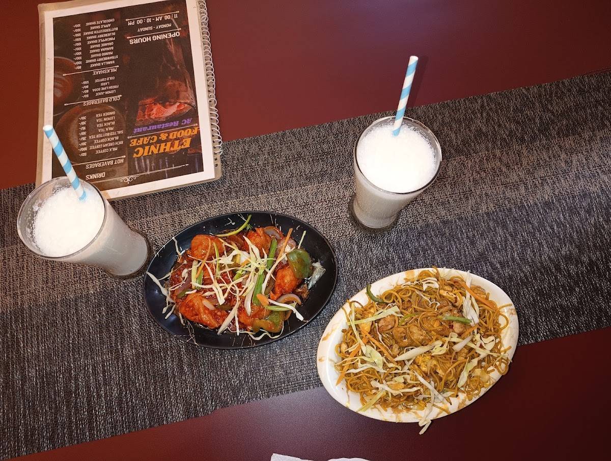 Ethnic Food & Cafe menu